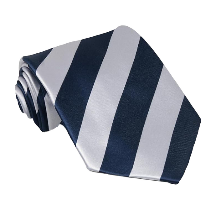 St. John the Baptist Navy/Silver Striped Tie Mandatory for Mass Grades 3-8