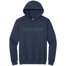 Load image into Gallery viewer, Hooded Sweatshirt w/ The Academy of RB Large Heatseal Logo Grades TK-8
