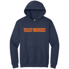 Load image into Gallery viewer, Hooded Sweatshirt w/Valley Christian Cerritos Large Heat Seal Logo Grades
