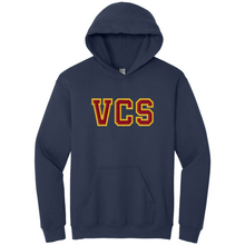 Load image into Gallery viewer, Valley Christian Cerritos Tackle Twill Embroidered Hooded Sweatshirt Grades TK-12
