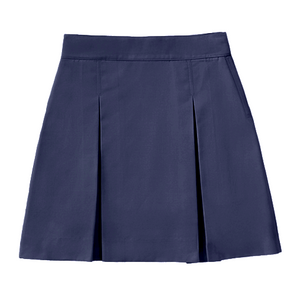 Girls Navy Inverted Pleat Skort K12 Brand Grades TK-8