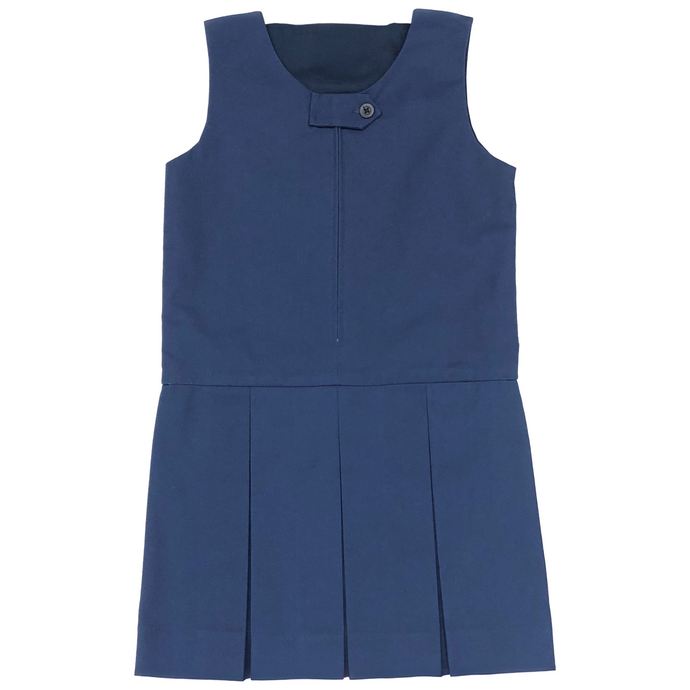Girls Bethany Solid Navy Jumper Grades K-6
