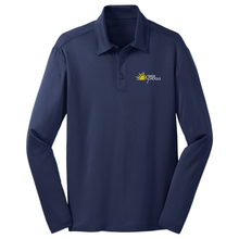 Load image into Gallery viewer, Basic Long sleeve Knit Polo w/ Kings Embroidered Logo Grades 6-8

