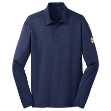 Load image into Gallery viewer, Basic Long Sleeve Knit Polo w/ Mary Star High Embroidered Logo Grades 9-12
