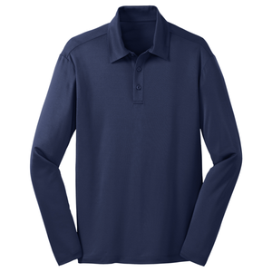 Basic Long Sleeve Knit Polo Carlthorp School