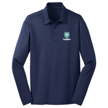 Load image into Gallery viewer, Basic Long Sleeve Knit Polo w/ The Academy of RB Fiberlok Logo

