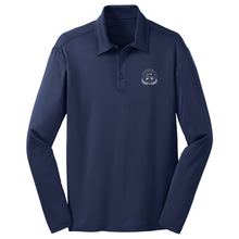 Load image into Gallery viewer, Basic Long Sleeve Knit Polo w/ CAAT High School Grades 9-10 Heatseal Logo
