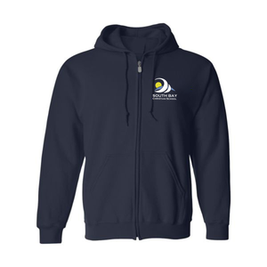 Zip Hood Sweatshirt w/ South Bay Christian School logo