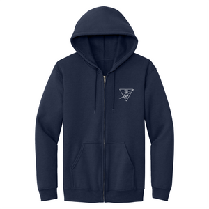 Zip Hooded Sweatshirt w/ Holy Trinity Heatseal Logo K-8