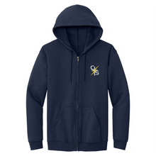 Load image into Gallery viewer, Zip Hood Sweatshirt w/ Christ Lutheran Embroidered Logo Grades K-8
