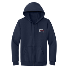 Load image into Gallery viewer, Zip Hooded Sweatshirt w/ Riviera Hall Embroidered Logo Grades PK-8
