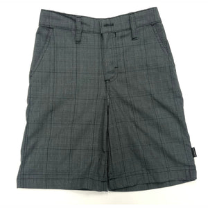 Boys Grey Plaid Shorts Grades 9-12