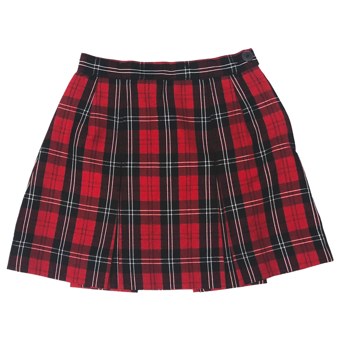 Palm Valley 2 Pleat Plaid Skirt Mandatory for Formal Dress Grades 5-12