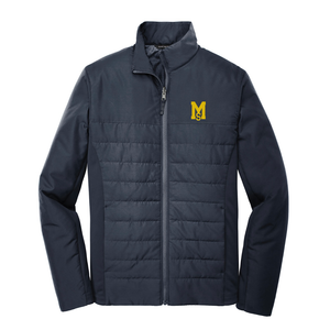 Light Weight Puffy Jacket w/ Mary Star High School Fiberlok Logo