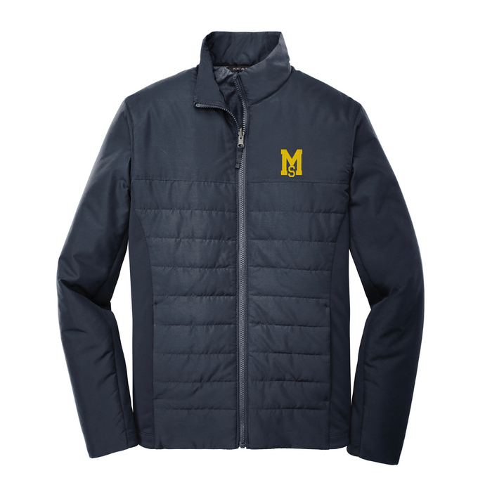 Light Weight Puffy Jacket w/ Mary Star High School Fiberlok Logo