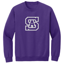 Load image into Gallery viewer, Crewneck Sweatshirt w/ St. Anthony High Embroidered Tackle Twill Logo Grades 9-12
