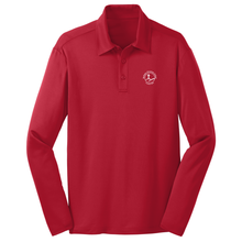 Load image into Gallery viewer, Basic Long Sleeve Knit Polo w/ Bethany Heatseal Logo Grades K-6
