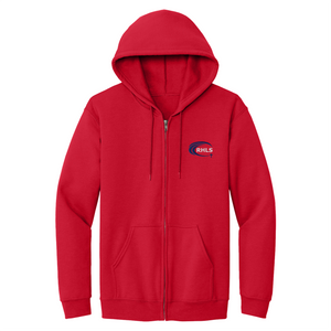 Zip Hooded Sweatshirt w/ Riviera Hall Embroidered Logo Grades PK-8