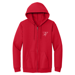 Zip Hooded Sweatshirt w/ Holy Trinity Heatseal Logo K-8