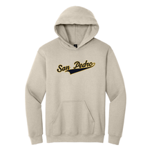 Load image into Gallery viewer, Sand Hooded Sweatshirt w/ Large San Pedro Logo

