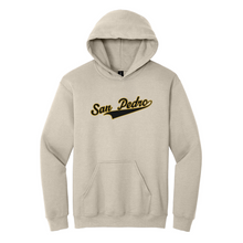 Load image into Gallery viewer, Sand Hooded Sweatshirt w/ Large San Pedro Logo

