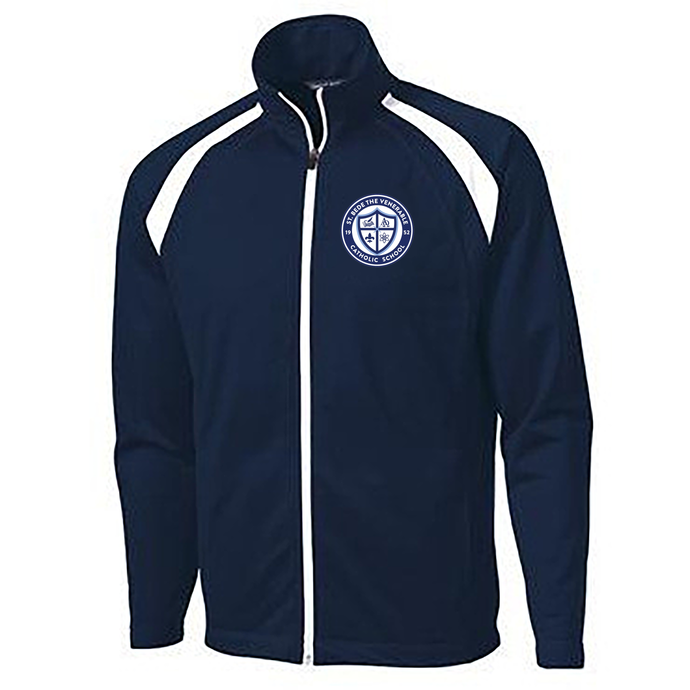 Track Jacket w/ St. Bede Fiberlok Logo Grades TK-8