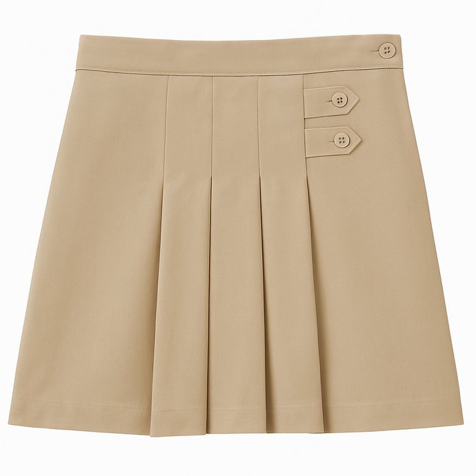 Girls Khaki Tab Skort Khaki PS-K