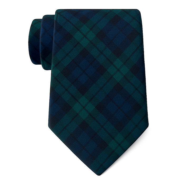 St. Francis Plaid Tie
