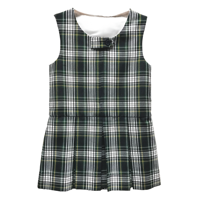 Girls Christ Lutheran Plaid Jumper Grades K-5
