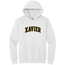 Load image into Gallery viewer, Hooded Sweatshirt w/ Xavier Tackle Twill Embroidered Logo Grades 9-12
