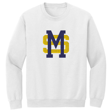 Load image into Gallery viewer, Crewneck Sweatshirt w/ Mary Star High Embroidered MS Logo Grades 9-12
