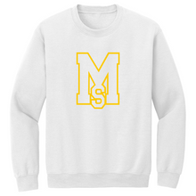 Load image into Gallery viewer, Crewneck Sweatshirt w/ Mary Star High Embroidered Large Logo Grades 9-12
