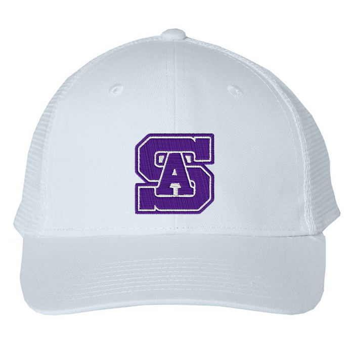 White Saint Anthony Embroidered Hat Grades 9-12