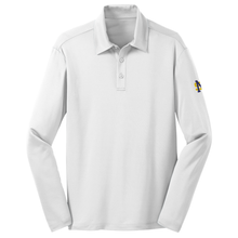 Load image into Gallery viewer, Basic Long Sleeve Knit Polo w/ Mary Star High Embroidered Logo Grades 9-12
