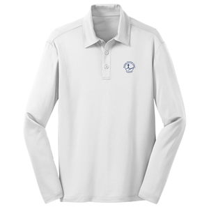 Basic Long Sleeve Knit Polo w/ Bethany Heatseal Logo Grades K-6