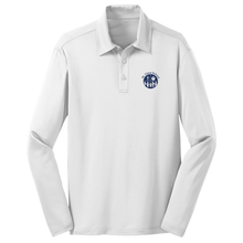 Load image into Gallery viewer, Basic Long sleeve Knit Polo w/ St. Clare Embroidered Logo
