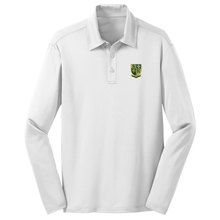Load image into Gallery viewer, Basic Long Sleeve Knit Polo w/ St. Hilary Embroidered Logo Grades TK-8
