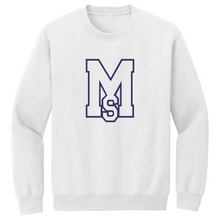 Load image into Gallery viewer, Crewneck Sweatshirt w/ Mary Star High Embroidered Large Logo Grades 9-12
