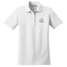 Load image into Gallery viewer, Girls Fitted Knit Polo w/ CAAT High School Grades 9-10 Heatseal Logo
