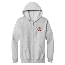 Load image into Gallery viewer, Zip Hood Sweatshirt w/Valley Christian Cerritos Heat Seal Logo Grades TK-12

