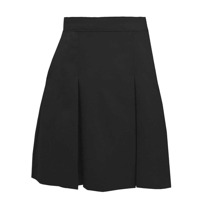 2 Pleat Skirt - Hillcrest Black