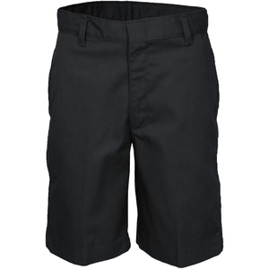 Mens black flat front shorts on sale