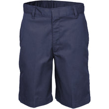 Load image into Gallery viewer, Men&#39;s Flat Front Twill Shorts Grades 9-12
