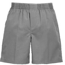 Pull On Shorts - Grey