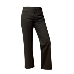 Girl's Flat Front Pants - Black (Grades 9-12)