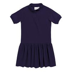 Girls Navy Polo Dress - Santa Fe Springs (Grades K-3)