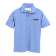 Load image into Gallery viewer, Knit Polo w/Minaret logo
