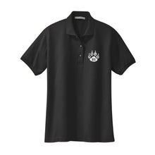 Load image into Gallery viewer, Girls Fitted Knit Polo w/POLA logo
