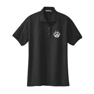 Girls Fitted Knit Polo w/POLA logo