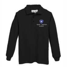 Load image into Gallery viewer, Long Sleeve Knit Polo w/ Desert Christian logo
